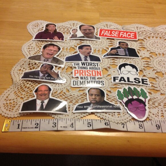 Humorous office-themed coffee cup and stickers - Picture 5 of 6